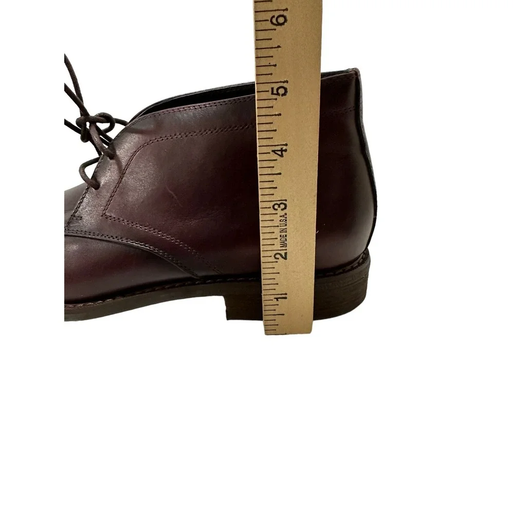 Moretti  GlenShoes Black label Size 9.5 D‎ Mens Leather Ankle Boot - Burgundy